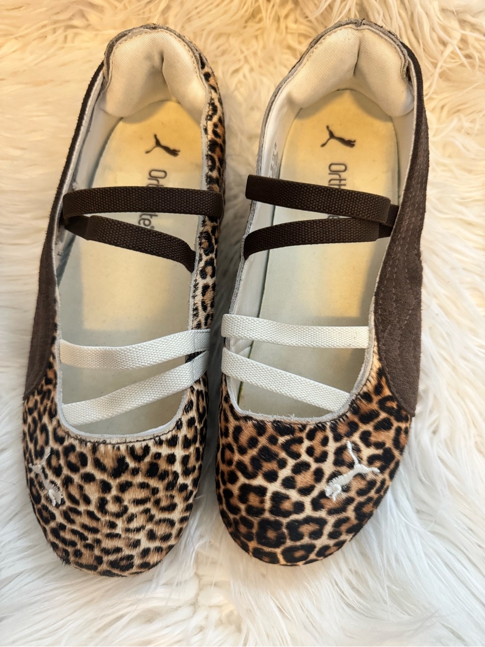 Puma Leopard-Print Speedcat Ballet Flats - Picture 2 of 7